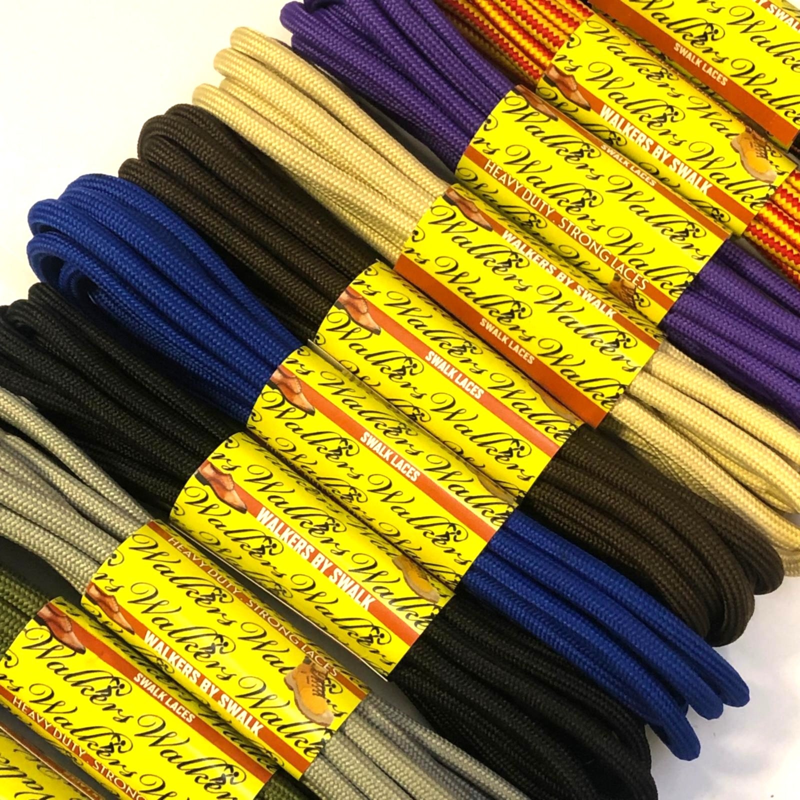 Heavy Duty Black Strong Round Shoe Laces