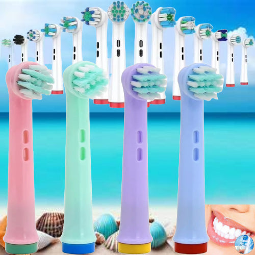 Electric Toothbrush Heads Replacement Compatible With Oral-B Braun Models (SAFE FOR KIDS)
