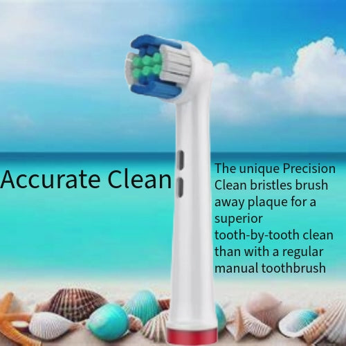 Electric Toothbrush Heads Replacement Compatible With Oral-B Braun Models ACCURATE CLEAN